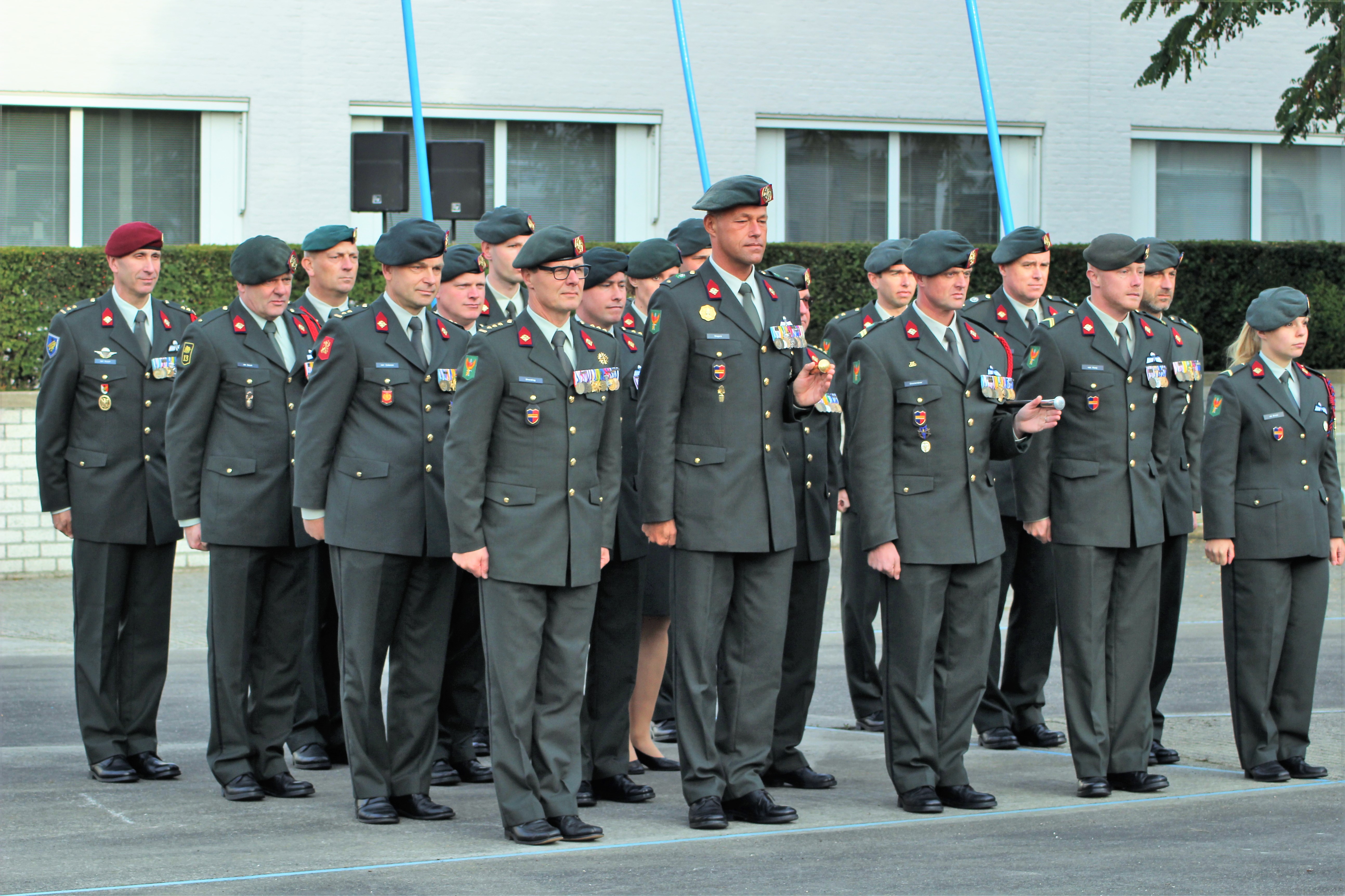 ceremonie militairen